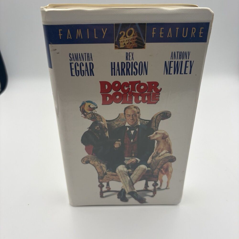 Doctor Dolittle Children’s VHS Tape Used Clam Shell